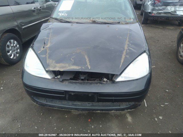 3FAFP31351R132727 - 2001 FORD FOCUS ZX3 BLACK photo 6