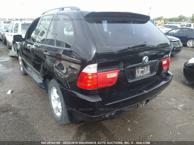 WBAFB33501LH07631 - 2001 BMW X5 4.4I BLACK photo 3