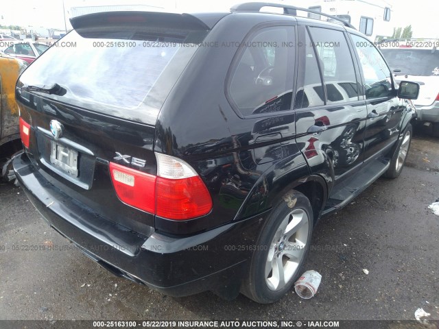 WBAFB33501LH07631 - 2001 BMW X5 4.4I BLACK photo 4
