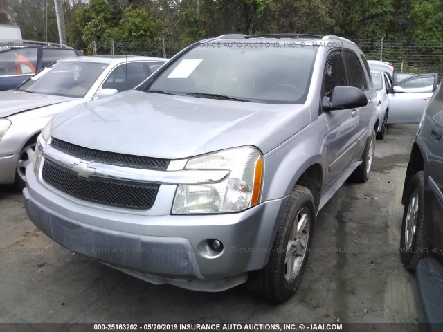 2CNDL63F556065366 - 2005 CHEVROLET EQUINOX LT SILVER photo 2