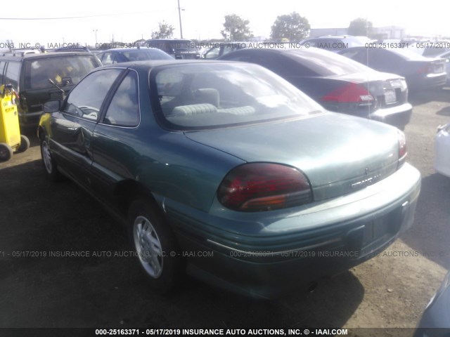 1G2NE12T0TM534962 - 1996 PONTIAC GRAND AM SE GREEN photo 3