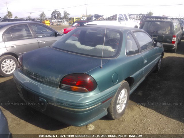 1G2NE12T0TM534962 - 1996 PONTIAC GRAND AM SE GREEN photo 4