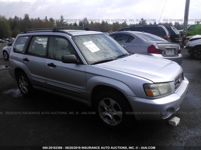 JF1SG65654H749667 - 2004 SUBARU FORESTER 2.5XS SILVER photo 1