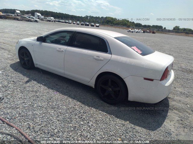 1G1ZG57B58F205919 - 2008 CHEVROLET MALIBU LS WHITE photo 3
