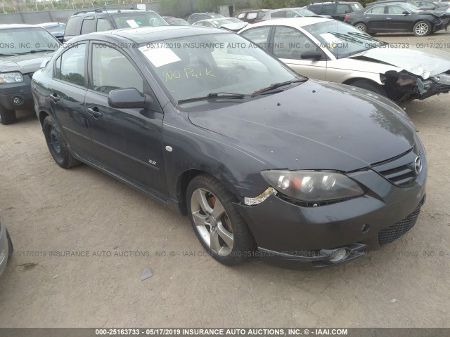 JM1BK323151308419 - 2005 MAZDA 3 S BLACK photo 1