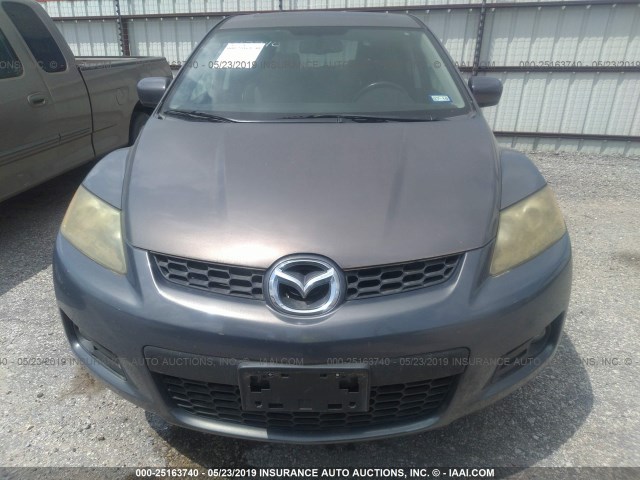 JM3ER293170139057 - 2007 MAZDA CX-7 BLUE photo 6