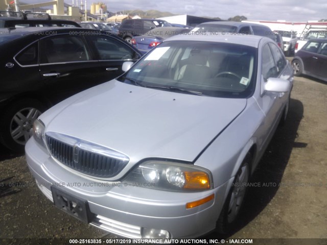 1LNHM86S6YY910985 - 2000 LINCOLN LS BLUE photo 2