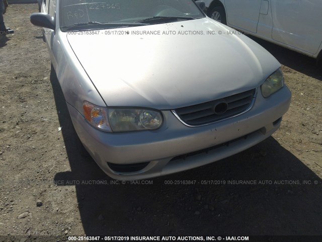 1NXBR12E52Z573481 - 2002 TOYOTA COROLLA CE/LE/S SILVER photo 6