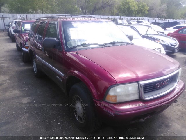 1GKDT13W4X2546253 - 1999 GMC JIMMY RED photo 1