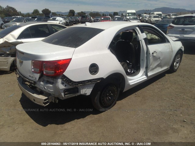 1G11C5SL1EF174740 - 2014 CHEVROLET MALIBU 1LT WHITE photo 4