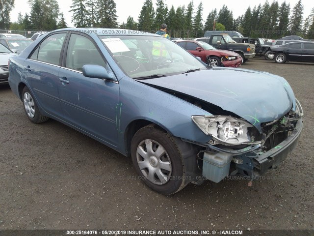 4T1BE32K82U626705 - 2002 TOYOTA CAMRY LE/XLE/SE Light Blue photo 1