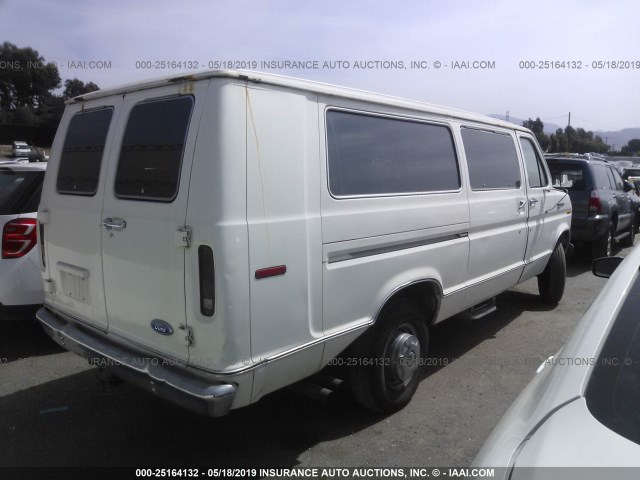 1FBJS31H9KHC37602 - 1989 FORD ECONOLINE E350 SUPER DUTY WHITE photo 4