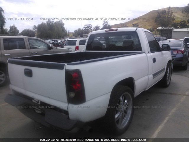 1GCEC14X84Z136761 - 2004 CHEVROLET SILVERADO C1500 WHITE photo 4