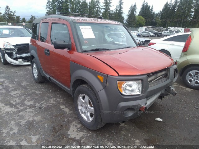 5J6YH17604L014992 - 2004 HONDA ELEMENT EX ORANGE photo 1