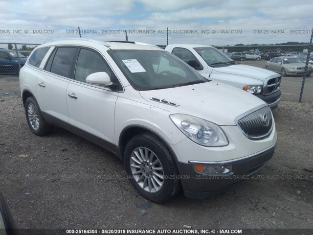 5GAER23D89J174333 - 2009 BUICK ENCLAVE CXL WHITE photo 1