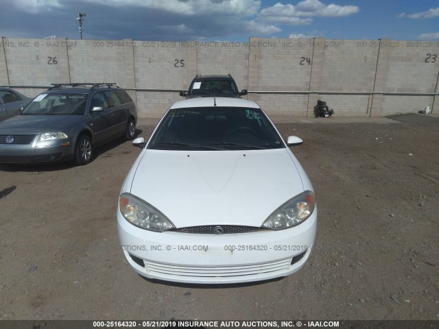 1ZWFT603315603553 - 2001 MERCURY COUGAR I4 WHITE photo 6