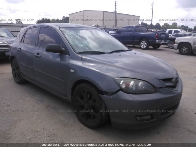 JM1BK143271687693 - 2007 MAZDA 3 HATCHBACK GRAY photo 1