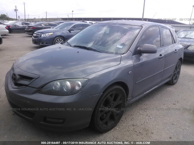 JM1BK143271687693 - 2007 MAZDA 3 HATCHBACK GRAY photo 2