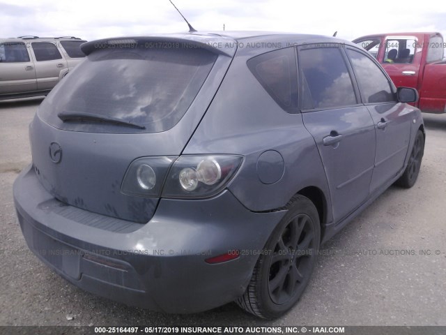 JM1BK143271687693 - 2007 MAZDA 3 HATCHBACK GRAY photo 4