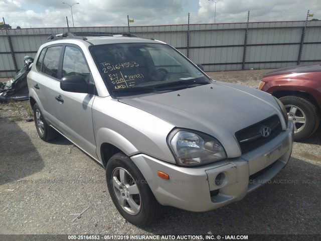 KM8JM12B36U466323 - 2006 HYUNDAI TUCSON GL SILVER photo 1