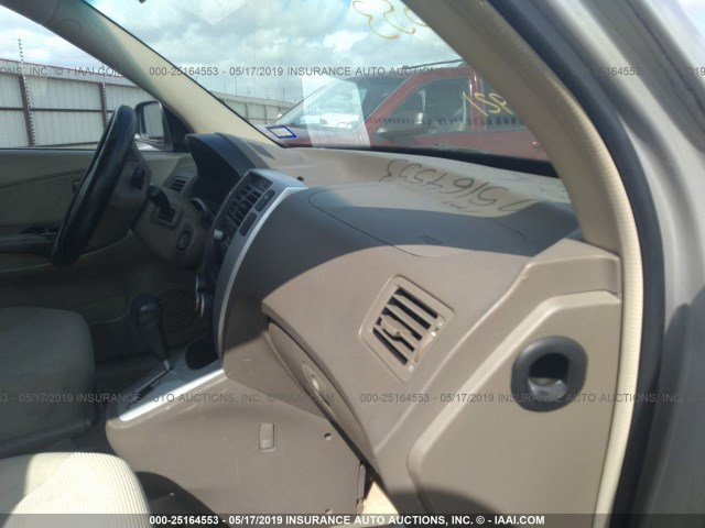 KM8JM12B36U466323 - 2006 HYUNDAI TUCSON GL SILVER photo 5