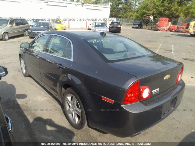 1G1ZA5E09CF386955 - 2012 CHEVROLET MALIBU LS GRAY photo 3