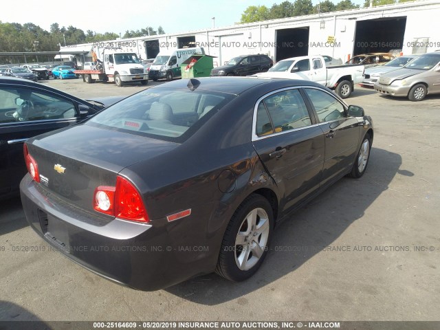 1G1ZA5E09CF386955 - 2012 CHEVROLET MALIBU LS GRAY photo 4