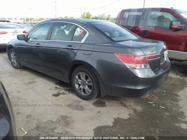 1HGCP2F42CA203678 - 2012 HONDA ACCORD LXP GRAY photo 3