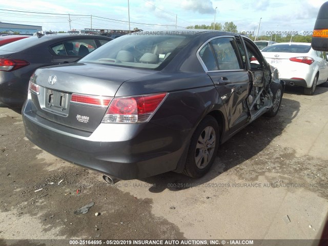 1HGCP2F42CA203678 - 2012 HONDA ACCORD LXP GRAY photo 4