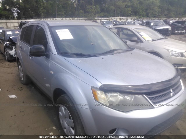 JA4MS31X37U007224 - 2007 MITSUBISHI OUTLANDER ES/LS SILVER photo 1