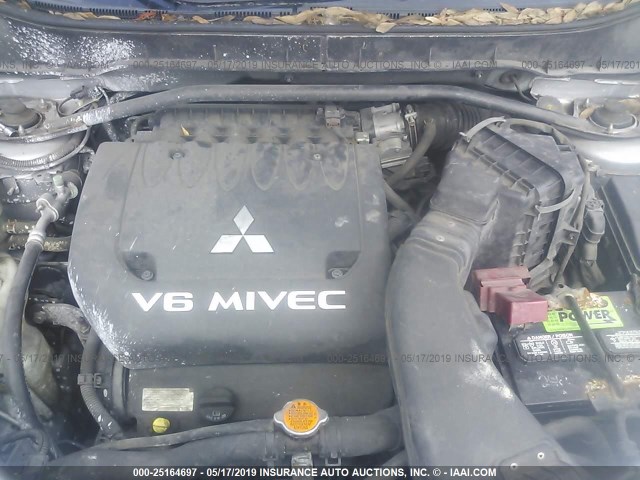 JA4MS31X37U007224 - 2007 MITSUBISHI OUTLANDER ES/LS SILVER photo 10