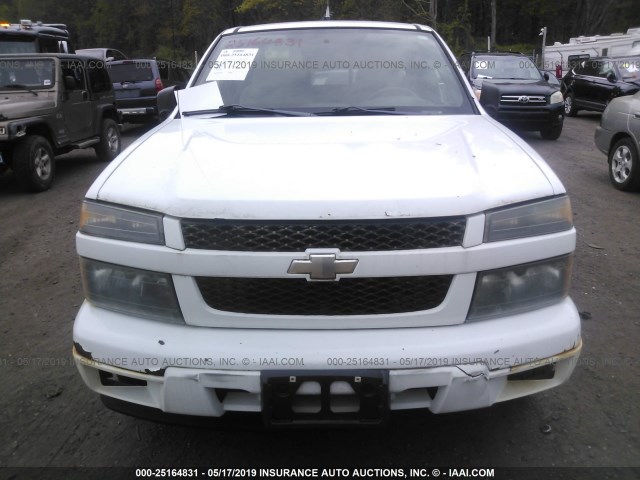 1GCDT196148126736 - 2004 CHEVROLET COLORADO WHITE photo 6