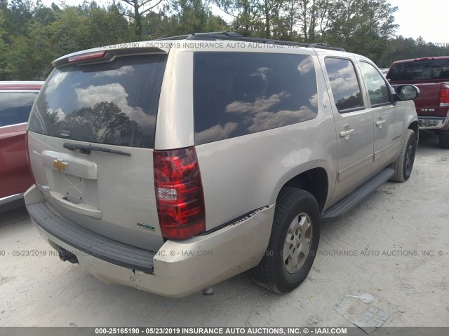 1GNSCJE05CR130538 - 2012 CHEVROLET SUBURBAN C1500 LT TAN photo 4