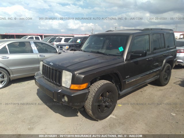1J8HG48K76C273478 - 2006 JEEP COMMANDER 灰色 照片 2