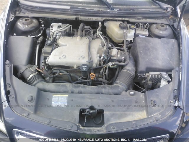 1G1ZG57N484277636 - 2008 CHEVROLET MALIBU LS BLACK photo 10