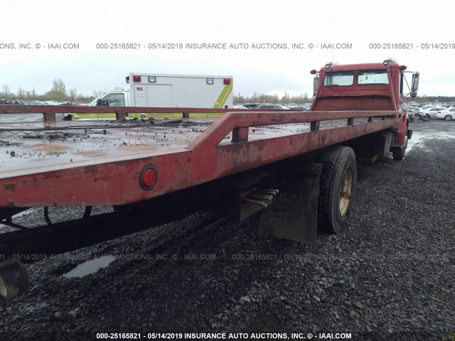 1FV6HFBA5PL446864 - 1993 FREIGHTLINER MEDIUM CONVENTION FL70 RED photo 4