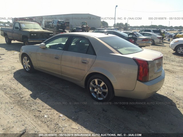 1G6DP577570107054 - 2007 CADILLAC CTS HI FEATURE V6 GOLD photo 3