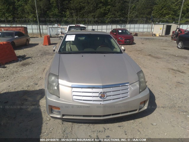 1G6DP577570107054 - 2007 CADILLAC CTS HI FEATURE V6 GOLD photo 6