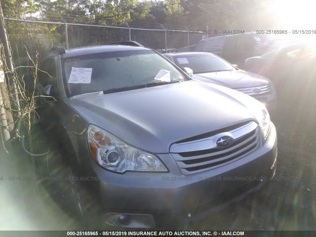 4S4BRBCC2B3376695 - 2011 SUBARU OUTBACK 2.5I PREMIUM SILVER photo 1