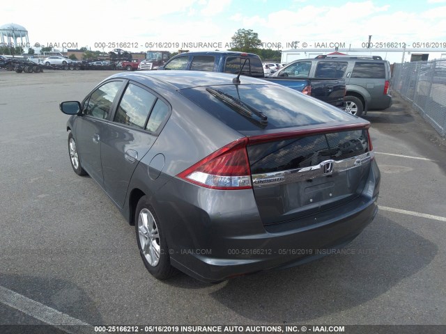 JHMZE2H58CS001618 - 2012 HONDA INSIGHT GRAY photo 3