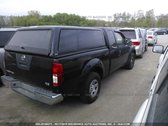 1N6BD06T67C409382 - 2007 NISSAN FRONTIER KING CAB XE BLACK photo 4