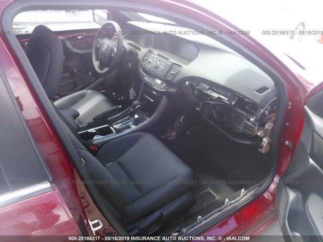 1HGCR2F15HA176998 - 2017 HONDA ACCORD RED photo 5