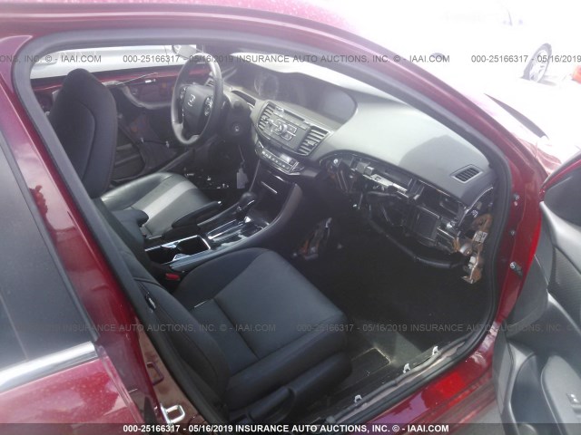 1HGCR2F15HA176998 - 2017 HONDA ACCORD RED photo 6