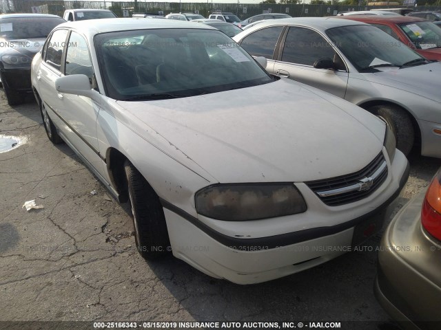 2G1WF52E759219378 - 2005 CHEVROLET IMPALA WHITE photo 1