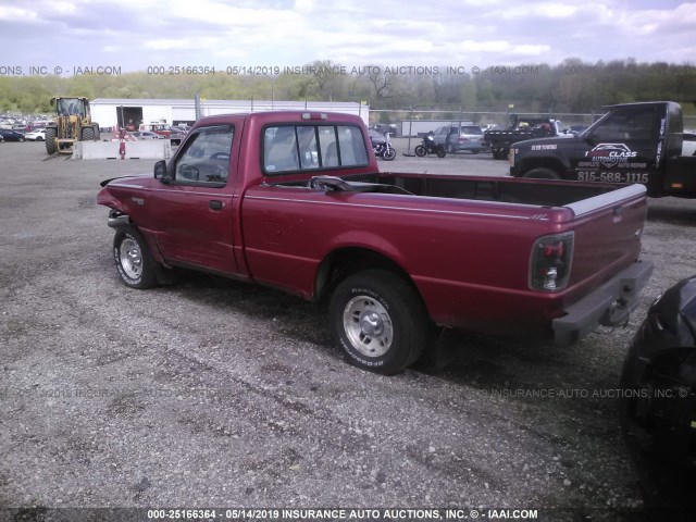 1FTCR10U3SPB11860 - 1995 FORD RANGER RED photo 3