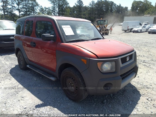 5J6YH18534L015298 - 2004 HONDA ELEMENT EX ORANGE photo 1