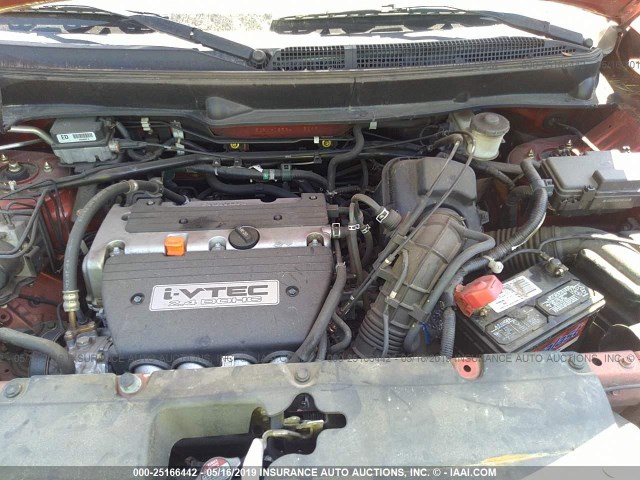 5J6YH18534L015298 - 2004 HONDA ELEMENT EX ORANGE photo 10