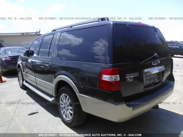 1FMFK17557LA55737 - 2007 FORD EXPEDITION EL EDDIE BAUER GREEN photo 3