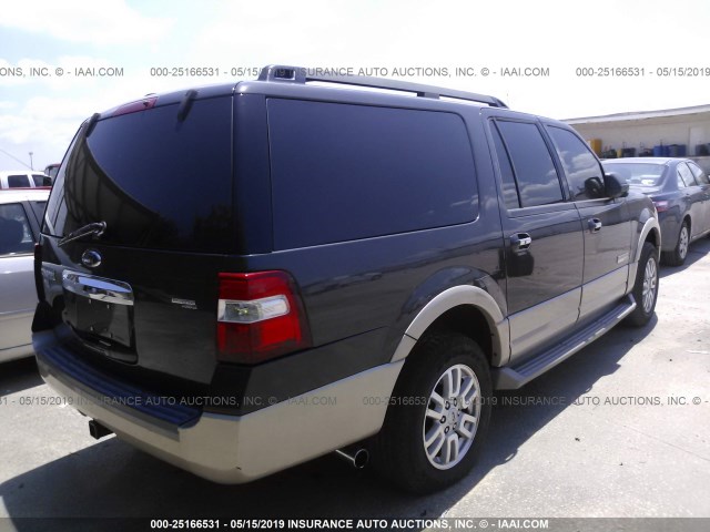 1FMFK17557LA55737 - 2007 FORD EXPEDITION EL EDDIE BAUER GREEN photo 4