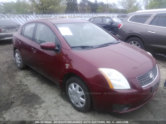 3N1AB61E37L621664 - 2007 NISSAN SENTRA 2.0/2.0S/2.0SL MAROON photo 1